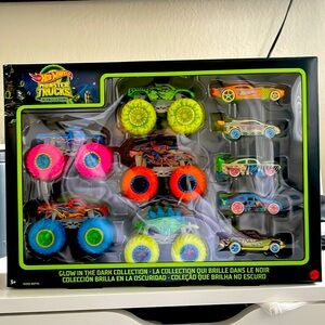 Hot Wheels Glow in the Dark Monster Trucks